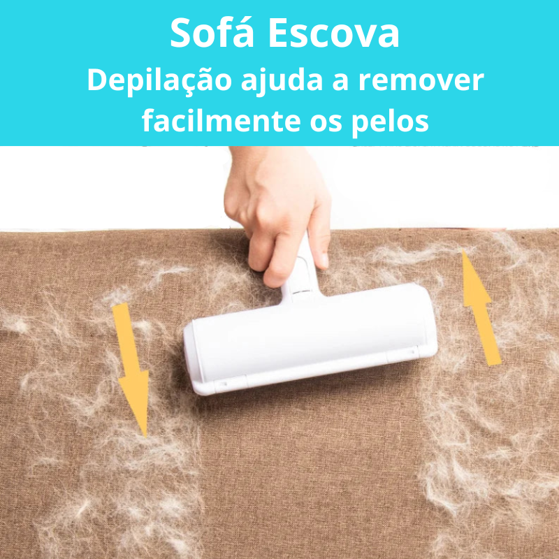 Escova removedora de pelos de animais de estimação