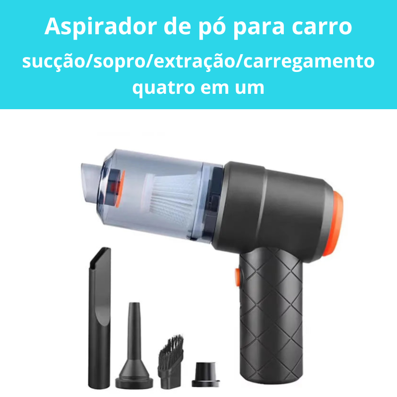 aspirador de pó sem fio portátil